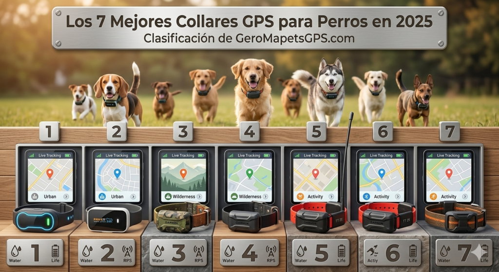Los 7 mejores collares GPS para perros en 2025